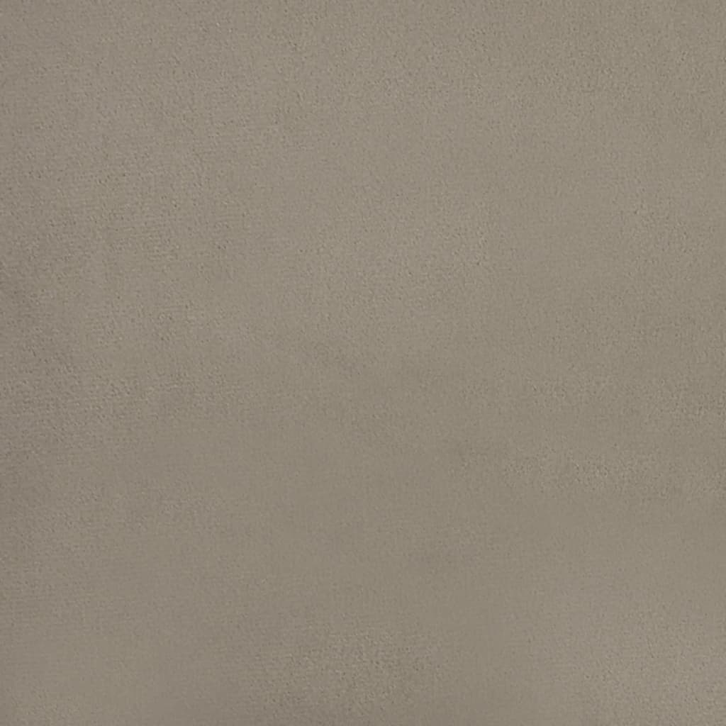 vidaXL Taburet, gri deschis, 60x60x36 cm, catifea vidaXL Taburet, gri deschis, 60x60x36 cm, catifea