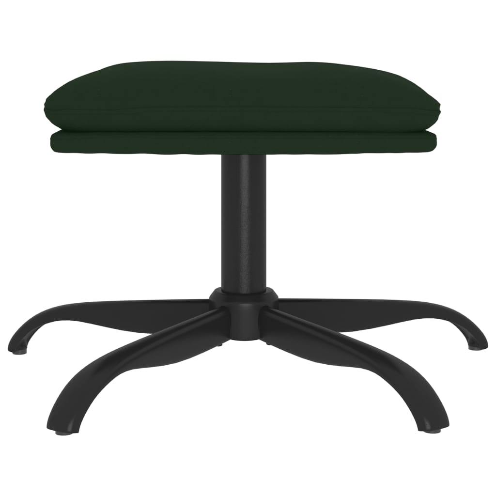 vidaXL Taburet, verde închis, 60x60x36 cm, catifea vidaXL Taburet, verde închis, 60x60x36 cm, catifea