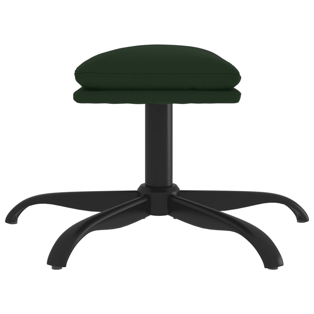 vidaXL Taburet, verde închis, 60x60x36 cm, catifea vidaXL Taburet, verde închis, 60x60x36 cm, catifea