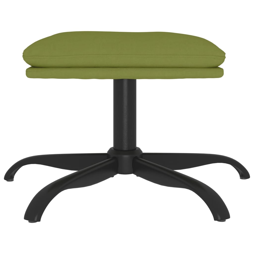 vidaXL Taburet, verde deschis, 60x60x36 cm, catifea vidaXL Taburet, verde deschis, 60x60x36 cm, catifea