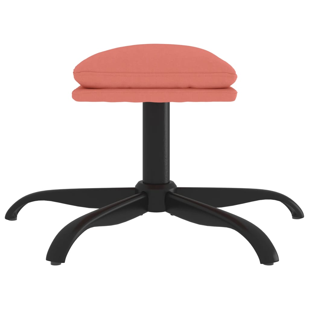 vidaXL Taburet, roz, 60x60x36 cm, catifea vidaXL Taburet, roz, 60x60x36 cm, catifea
