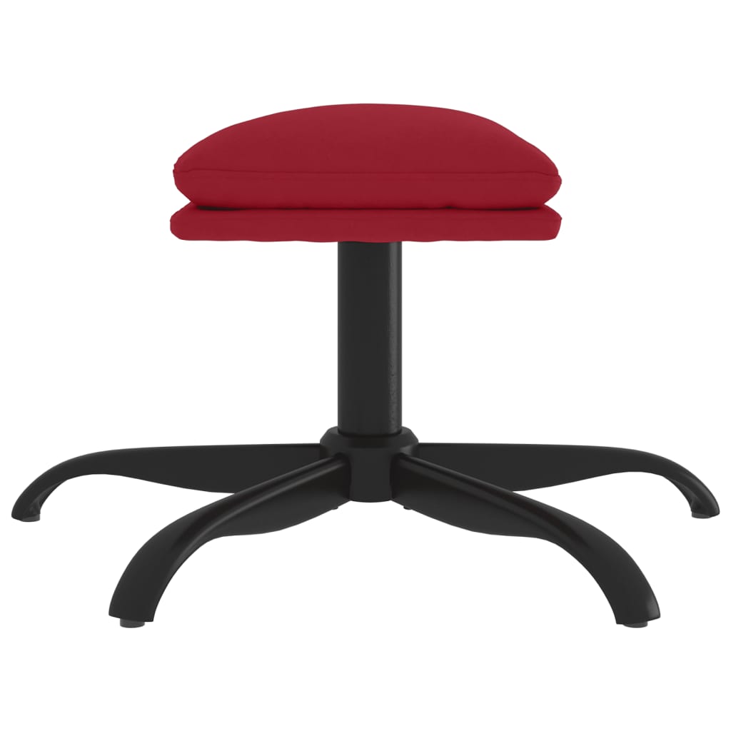 vidaXL Taburet, roșu vin, 60x60x36 cm, catifea vidaXL Taburet, roșu vin, 60x60x36 cm, catifea