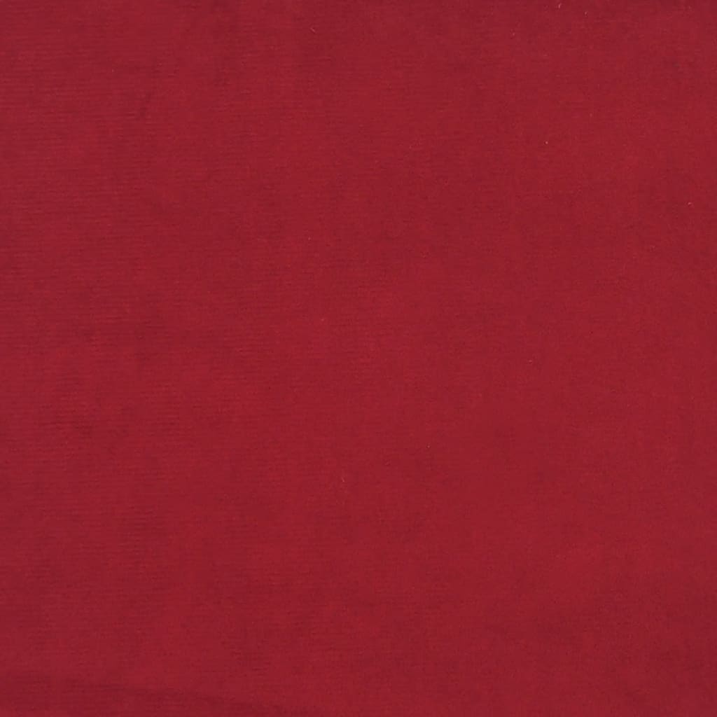 vidaXL Taburet, roșu vin, 60x60x36 cm, catifea vidaXL Taburet, roșu vin, 60x60x36 cm, catifea
