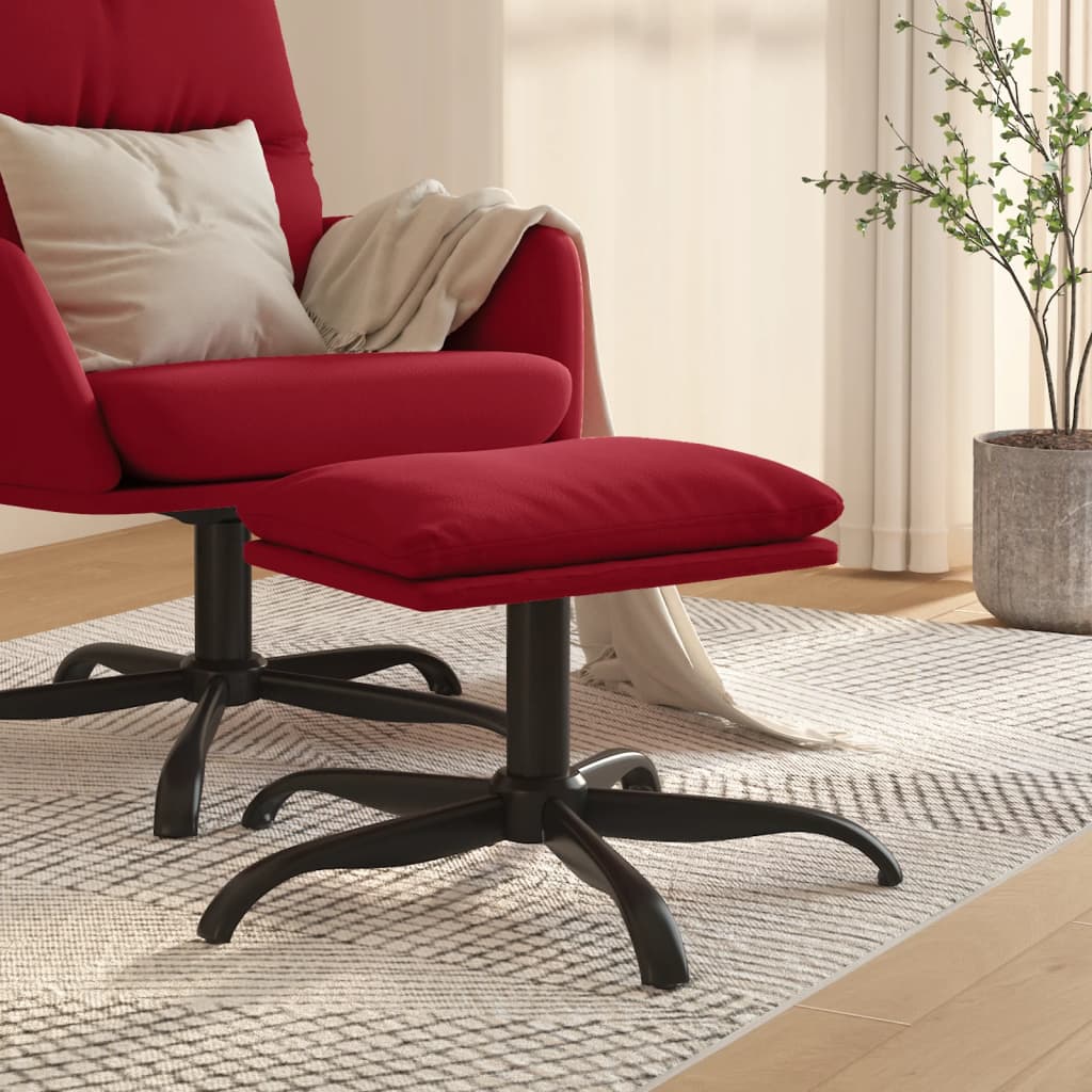 vidaXL Taburet, roșu vin, 60x60x36 cm, catifea vidaXL Taburet, roșu vin, 60x60x36 cm, catifea