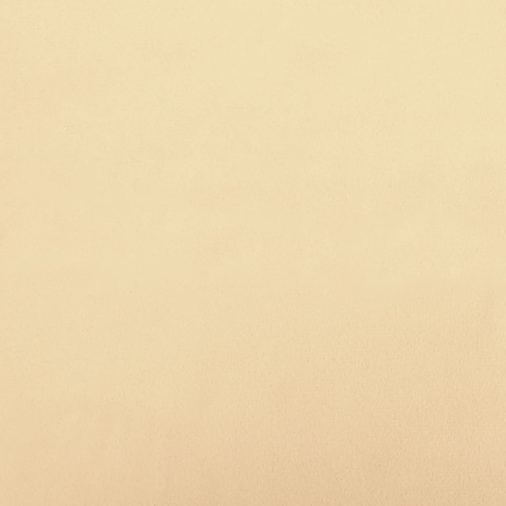 vidaXL Taburet, crem alb, 60x60x36 cm, catifea vidaXL Taburet, crem alb, 60x60x36 cm, catifea