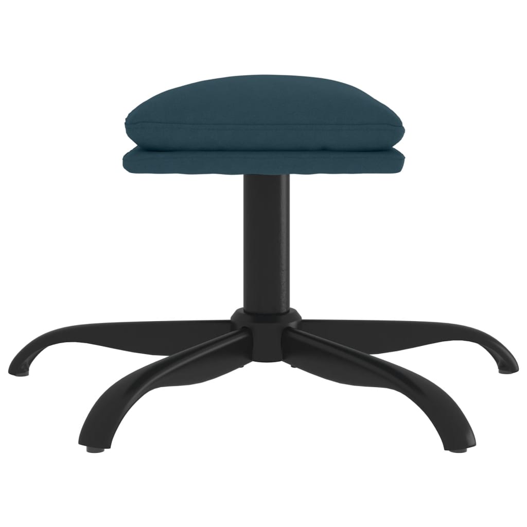 vidaXL Taburet, albastru, 60x60x36, catifea vidaXL Taburet, albastru, 60x60x36, catifea