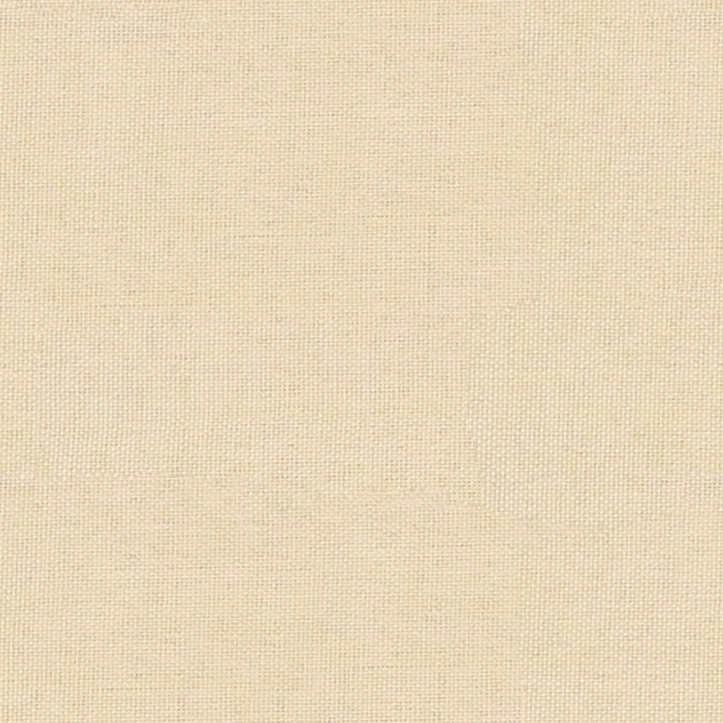 vidaXL Taburet, crem, 60x60x36 cm, textil și piele ecologică vidaXL Taburet, crem, 60x60x36 cm, textil și piele ecologică