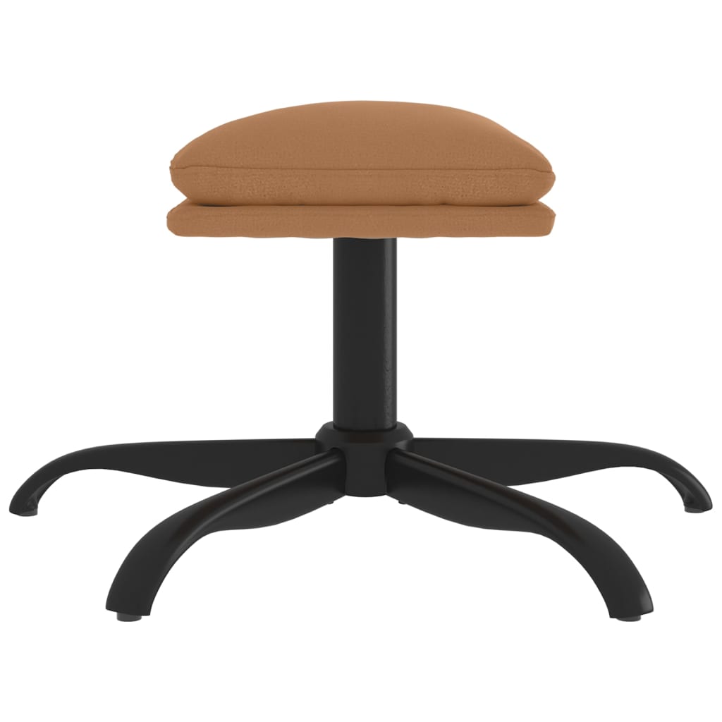 vidaXL Taburet, gri taupe, 60x60x36 cm, microfibră vidaXL Taburet, gri taupe, 60x60x36 cm, microfibră