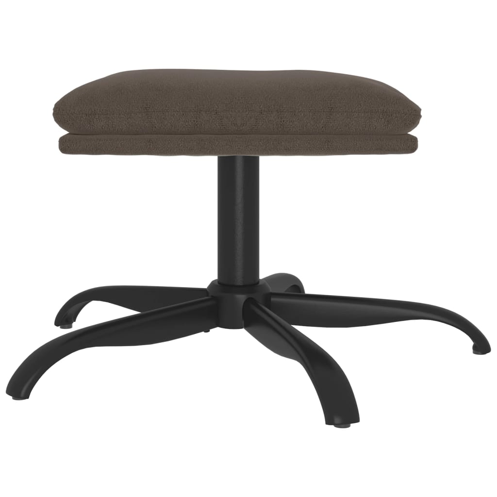 vidaXL Taburet, gri închis, 60x60x36 cm, microfibră vidaXL Taburet, gri închis, 60x60x36 cm, microfibră
