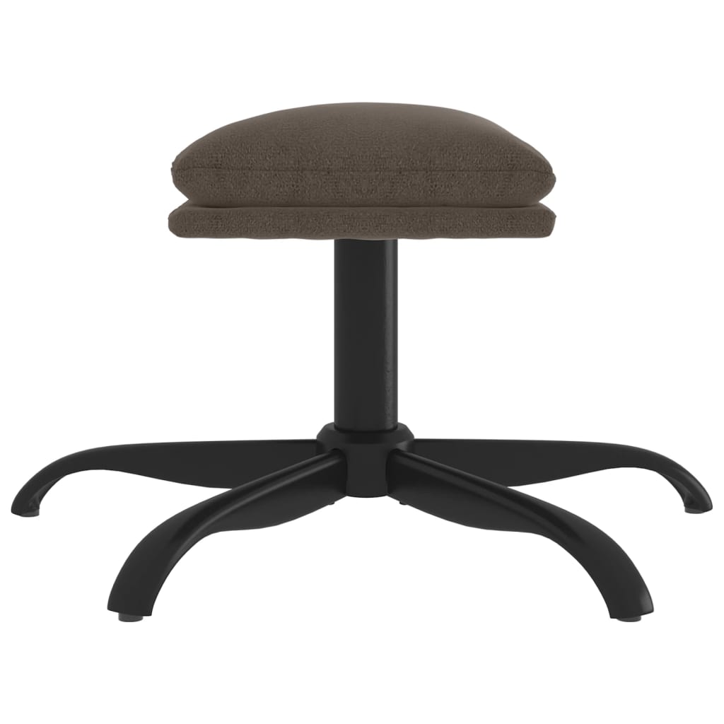vidaXL Taburet, gri închis, 60x60x36 cm, microfibră vidaXL Taburet, gri închis, 60x60x36 cm, microfibră