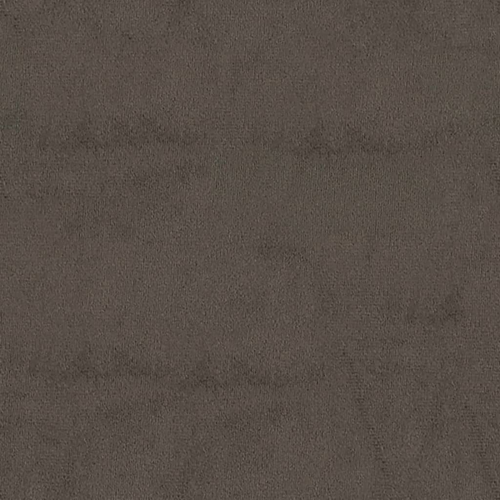 vidaXL Taburet, gri închis, 60x60x36 cm, microfibră vidaXL Taburet, gri închis, 60x60x36 cm, microfibră