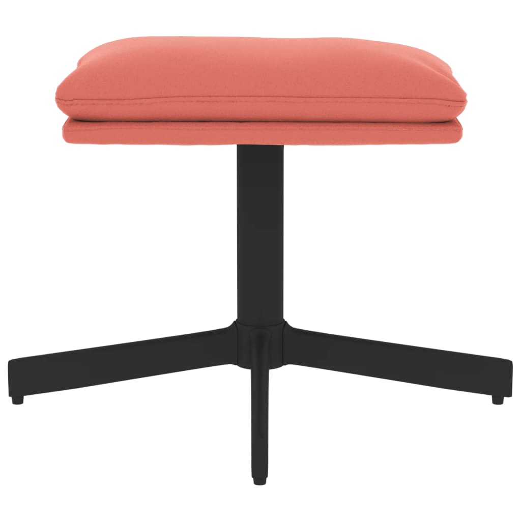 vidaXL Taburet, roz, 60x60x36 cm, catifea vidaXL Taburet, roz, 60x60x36 cm, catifea