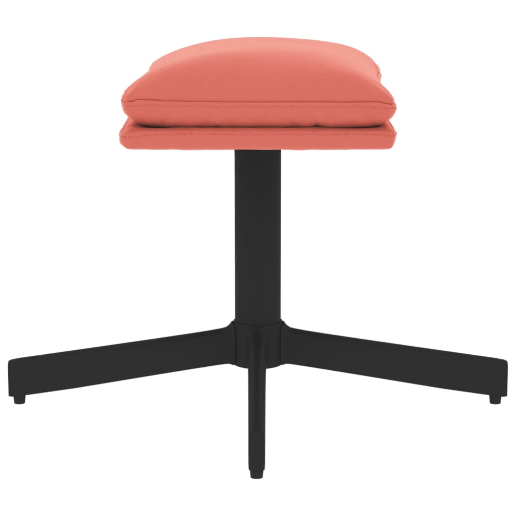 vidaXL Taburet, roz, 60x60x36 cm, catifea vidaXL Taburet, roz, 60x60x36 cm, catifea