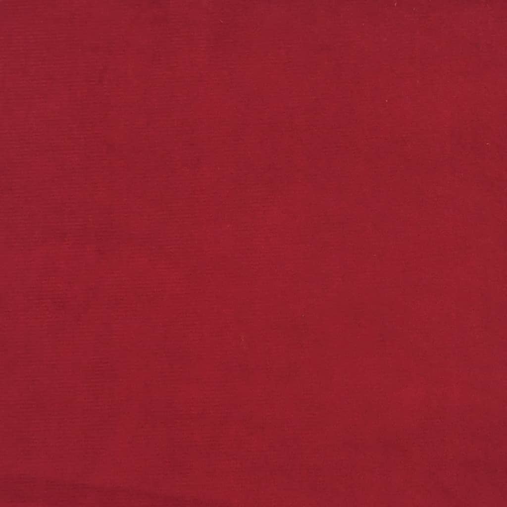 vidaXL Taburet, roșu vin, 60x60x36 cm, catifea vidaXL Taburet, roșu vin, 60x60x36 cm, catifea