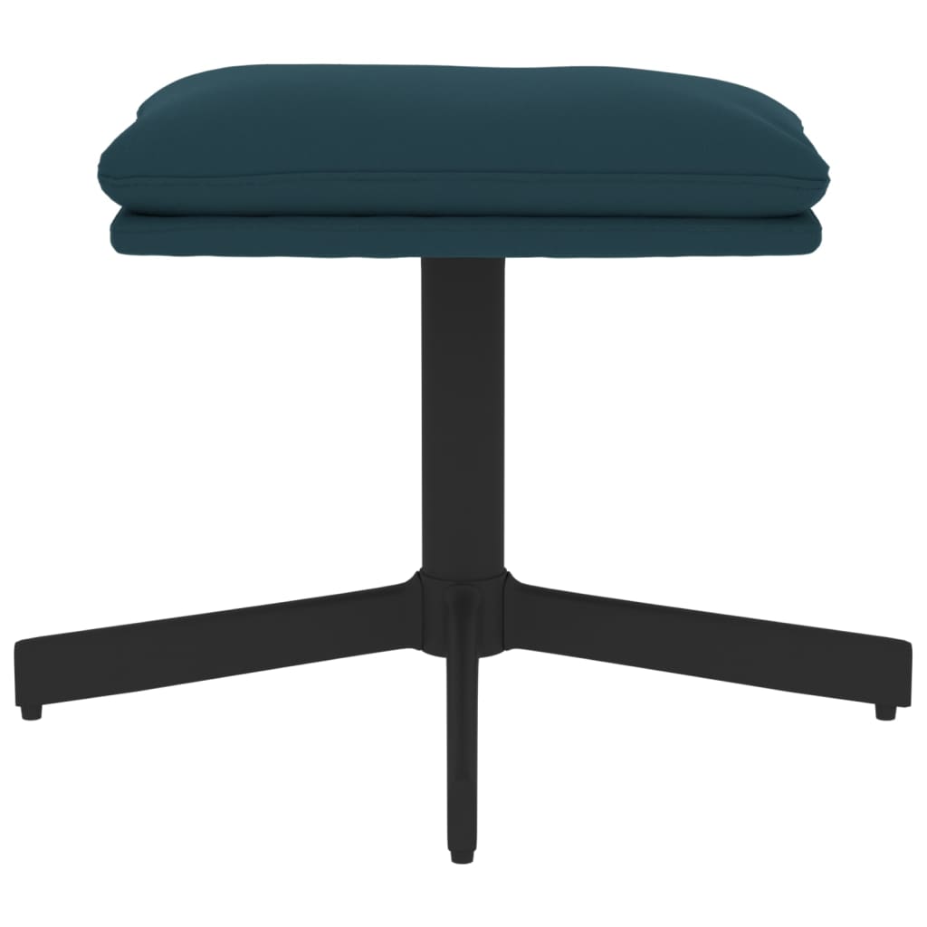 vidaXL Taburet, albastru, 60x60x36, catifea vidaXL Taburet, albastru, 60x60x36, catifea