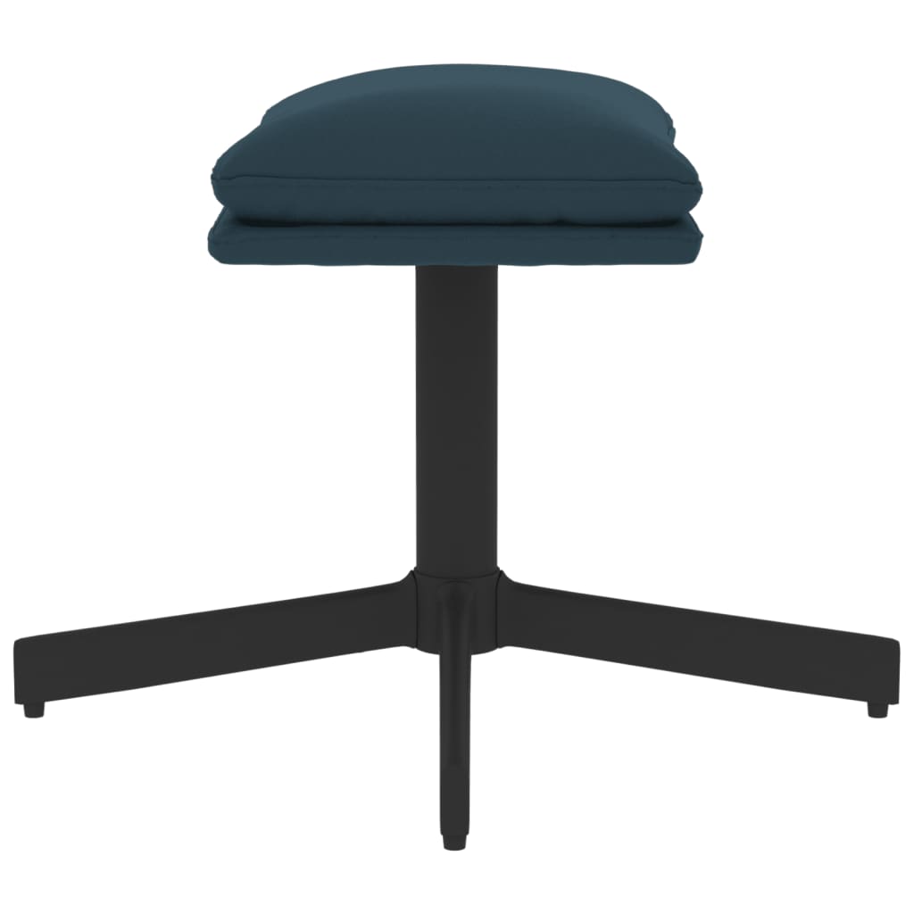 vidaXL Taburet, albastru, 60x60x36, catifea vidaXL Taburet, albastru, 60x60x36, catifea