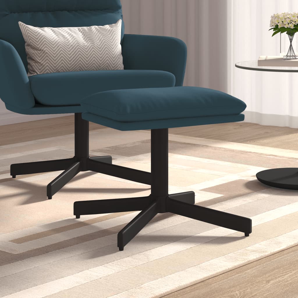 vidaXL Taburet, albastru, 60x60x36, catifea vidaXL Taburet, albastru, 60x60x36, catifea
