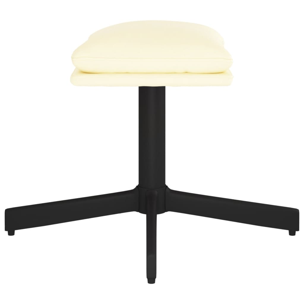 vidaXL Taburet, crem, 60x60x36 cm, piele ecologică vidaXL Taburet, crem, 60x60x36 cm, piele ecologică