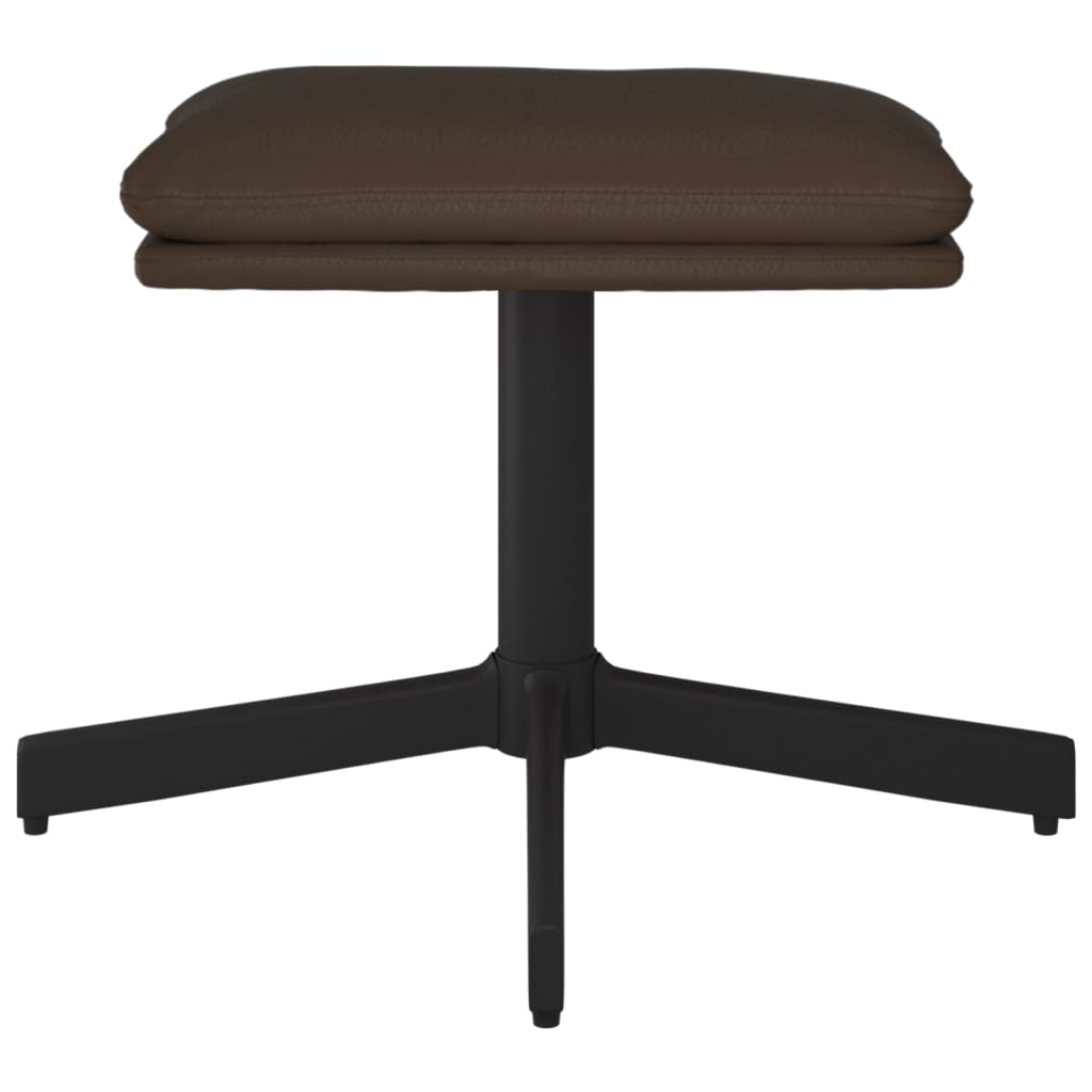 vidaXL Taburet, maro, 60x60x36 cm, piele ecologică vidaXL Taburet, maro, 60x60x36 cm, piele ecologică