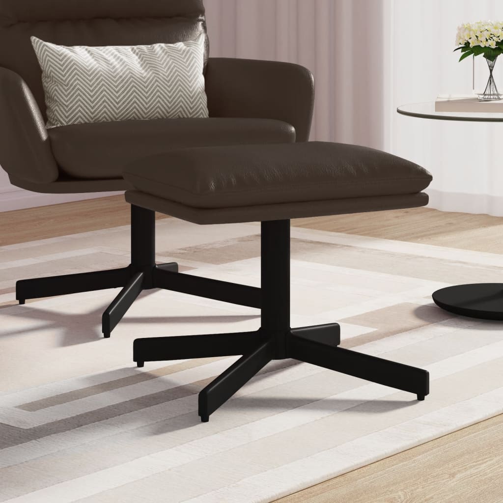 vidaXL Taburet, maro, 60x60x36 cm, piele ecologică vidaXL Taburet, maro, 60x60x36 cm, piele ecologică