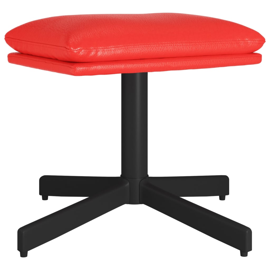 vidaXL Taburet, roșu, 60x60x36 cm, piele ecologică vidaXL Taburet, roșu, 60x60x36 cm, piele ecologică