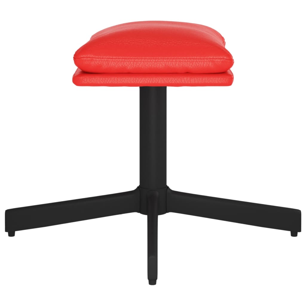 vidaXL Taburet, roșu, 60x60x36 cm, piele ecologică vidaXL Taburet, roșu, 60x60x36 cm, piele ecologică