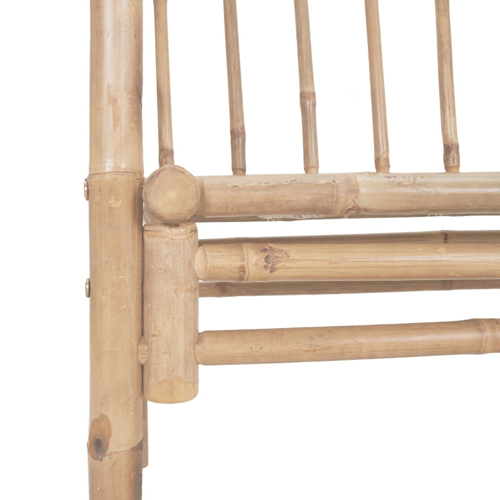 vidaXL Bancă de grădină cu pergolă, 116 cm, bambus vidaXL Bancă de grădină cu pergolă, 116 cm, bambus