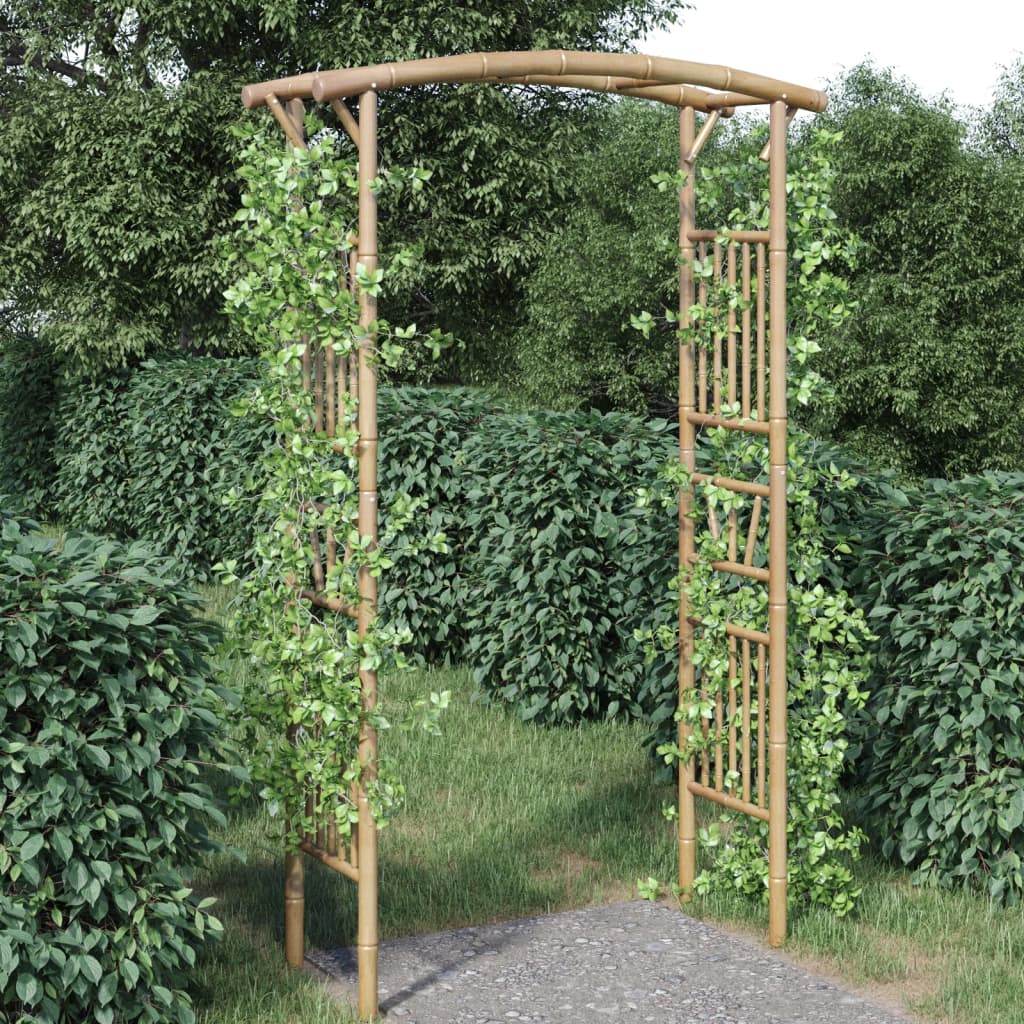 vidaXL Arcadă pentru trandafiri, 118x40x187 cm, bambus vidaXL Arcadă pentru trandafiri, 118x40x187 cm, bambus