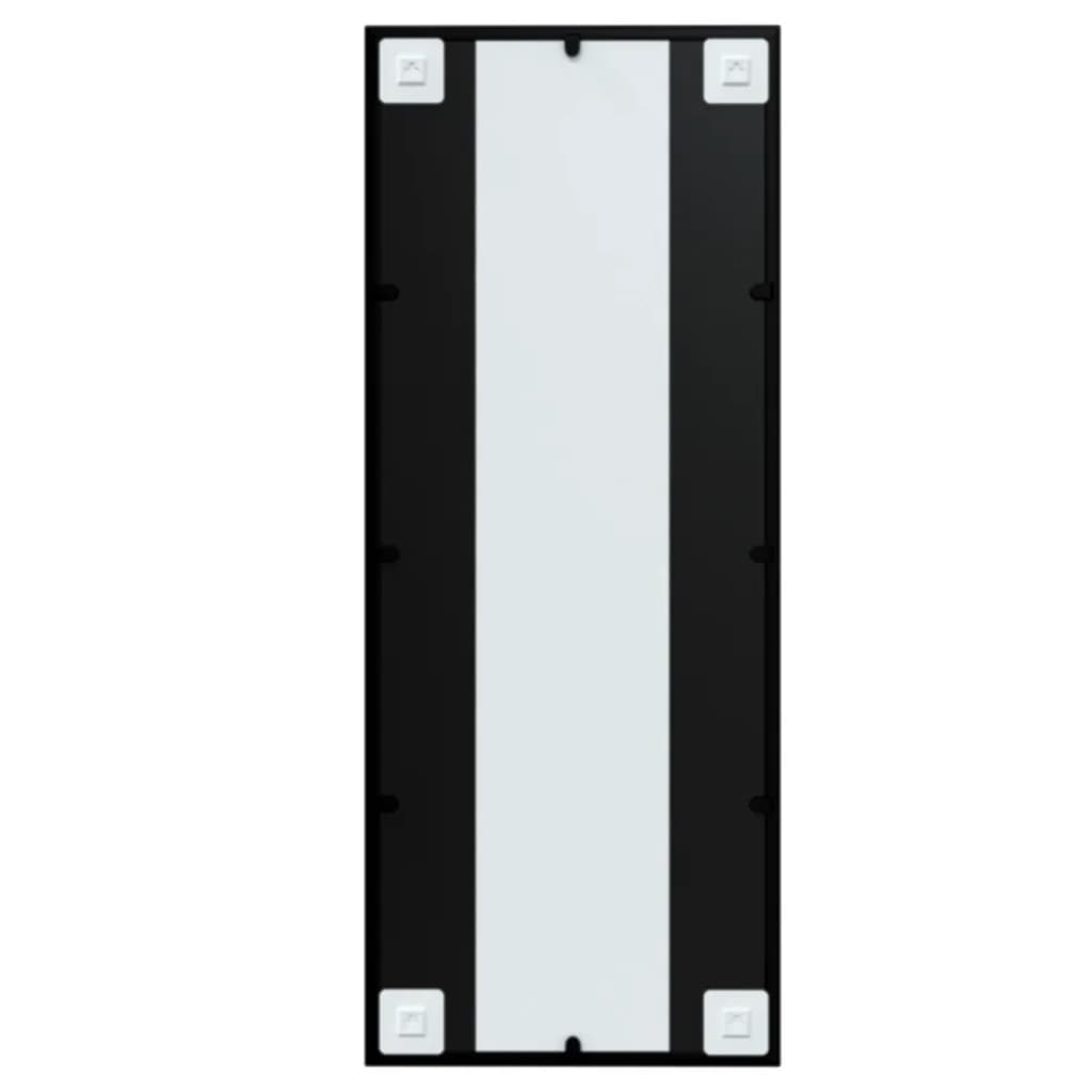 vidaXL Oglindă de perete, negru, 100x40 cm, metal vidaXL Oglindă de perete, negru, 100x40 cm, metal