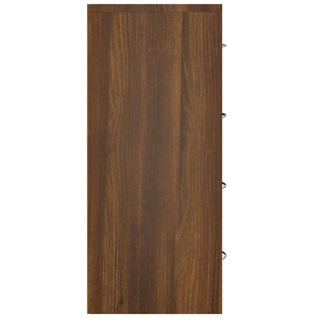 vidaXL Servantă cu 4 sertare, stejar maro, 60x30,5x71 cm