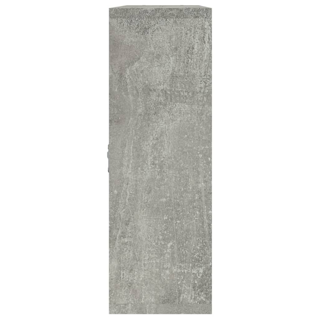 vidaXL Raft prezentare suspendat pe perete 8 compartimente, gri beton vidaXL Raft prezentare suspendat pe perete 8 compartimente, gri beton