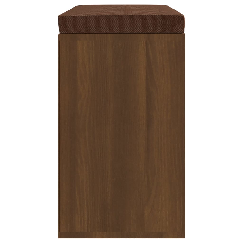 vidaXL Bancă pentru pantofi stejar maro 103x30x48 cm lemn prelucrat vidaXL Bancă pentru pantofi stejar maro 103x30x48 cm lemn prelucrat