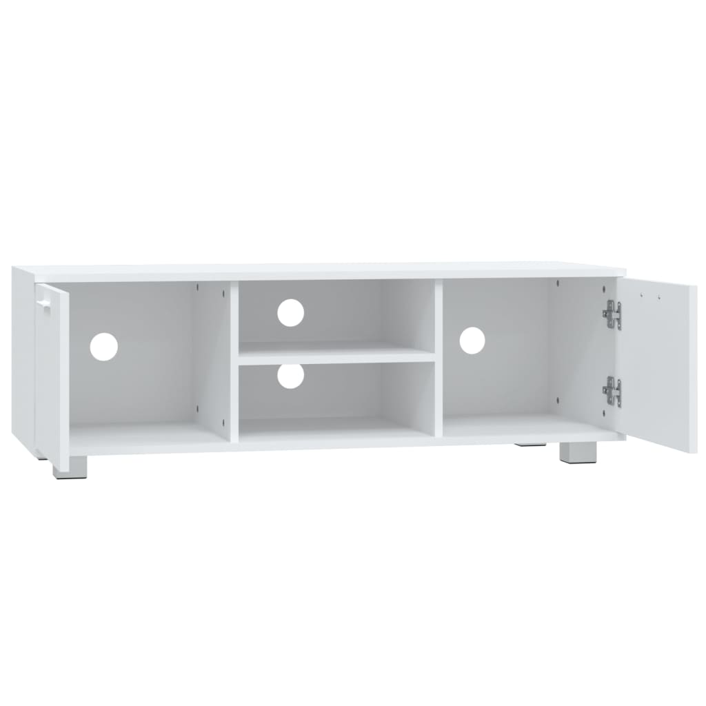vidaXL Comodă TV, alb, 120x40,5x35 cm, lemn prelucrat vidaXL Comodă TV, alb, 120x40,5x35 cm, lemn prelucrat