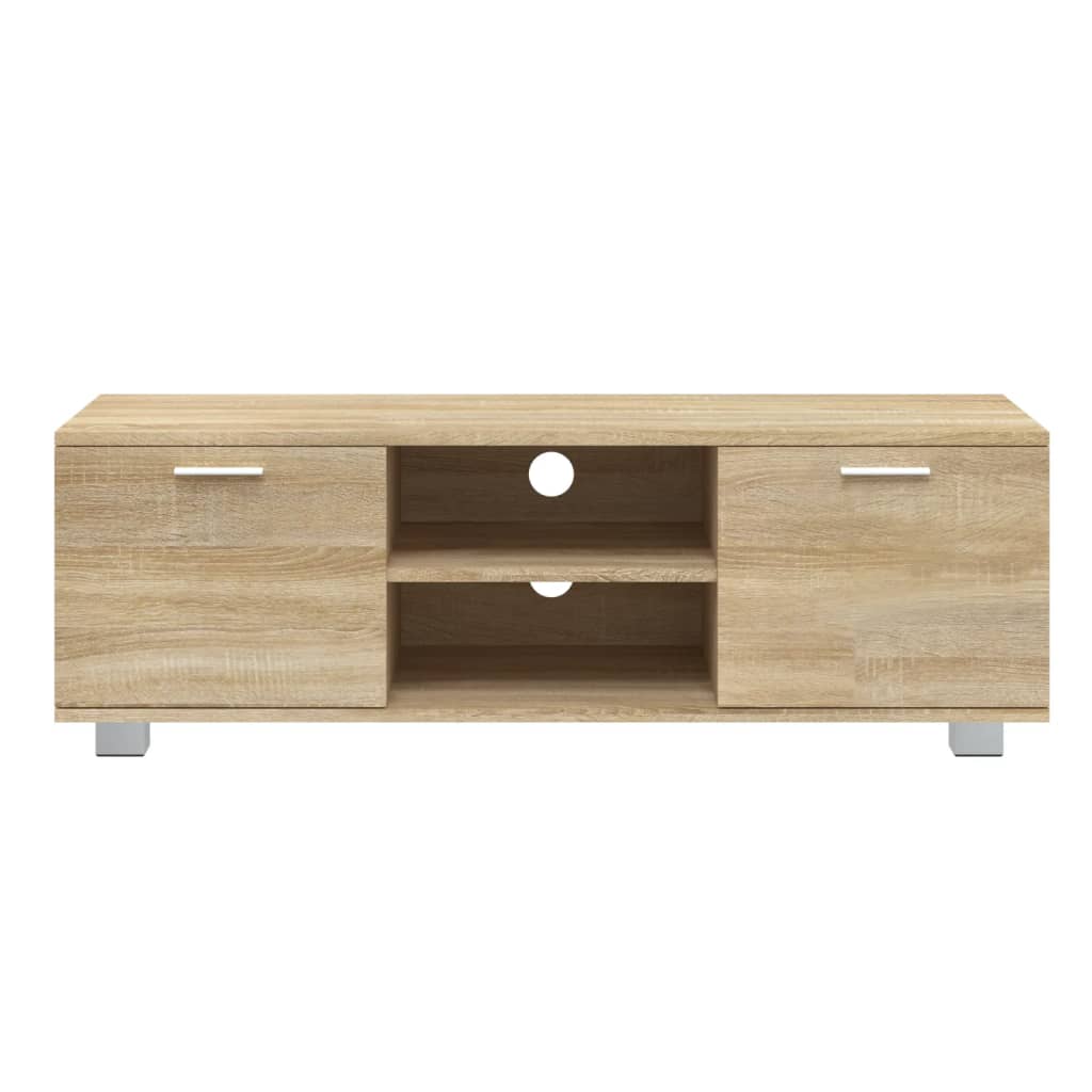 vidaXL Comodă TV, stejar sonoma, 120x40,5x35 cm, lemn prelucrat vidaXL Comodă TV, stejar sonoma, 120x40,5x35 cm, lemn prelucrat