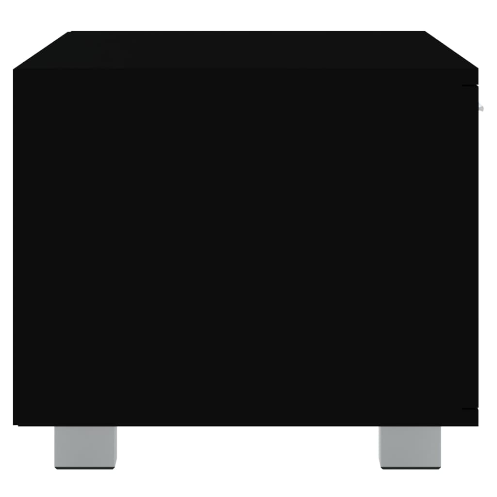 vidaXL Comodă TV, negru, 120x40,5x35 cm, lemn prelucrat