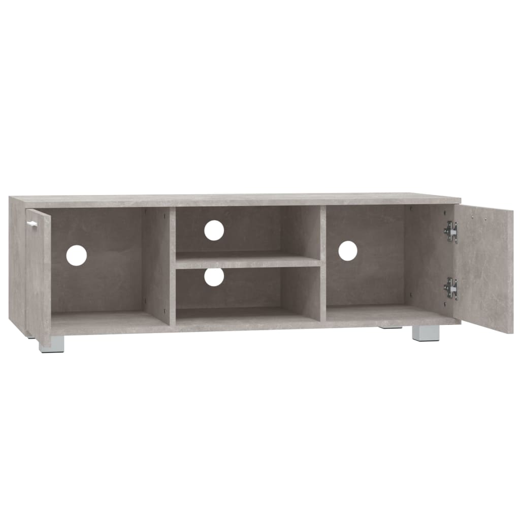 vidaXL Comodă TV, gri beton, 120x40,5x35 cm, lemn compozit vidaXL Comodă TV, gri beton, 120x40,5x35 cm, lemn compozit