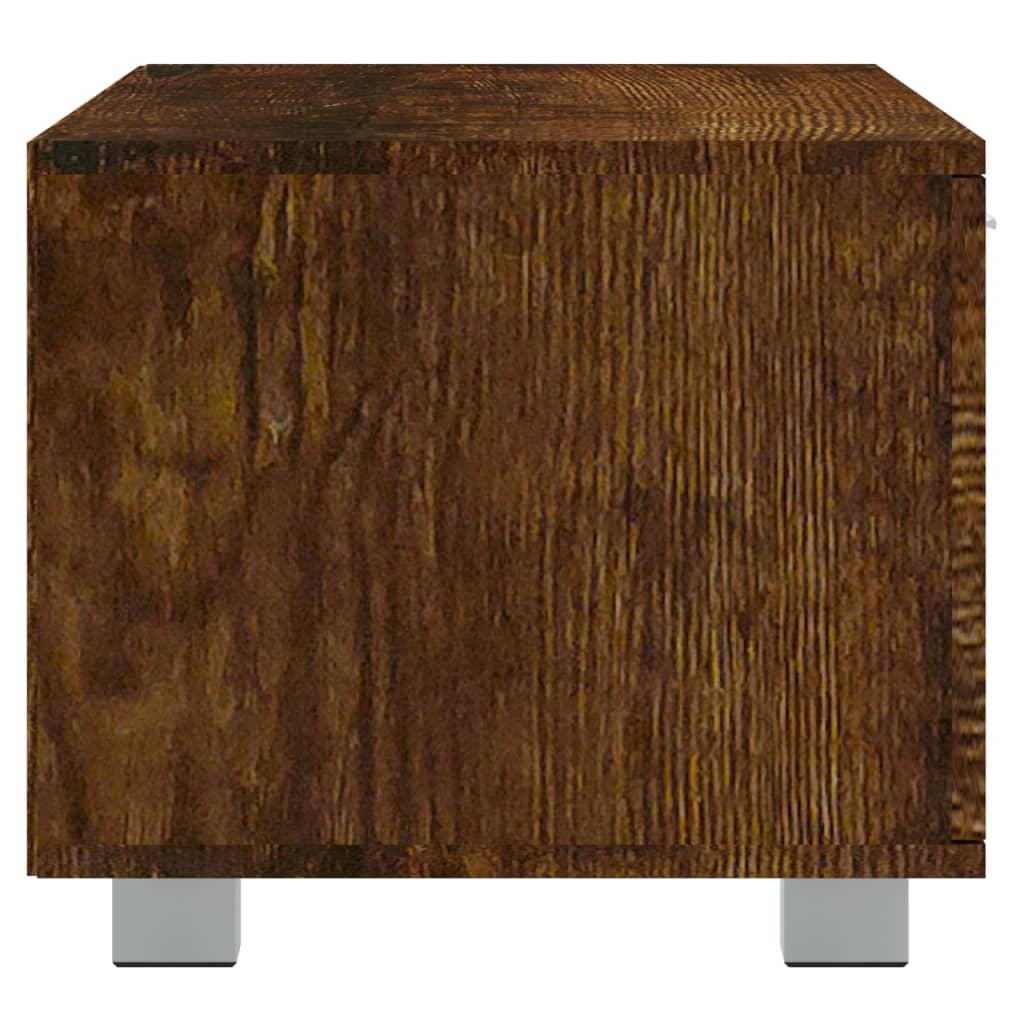 vidaXL Comodă TV, stejar fumuriu, 120x40,5x35 cm, lemn prelucrat vidaXL Comodă TV, stejar fumuriu, 120x40,5x35 cm, lemn prelucrat