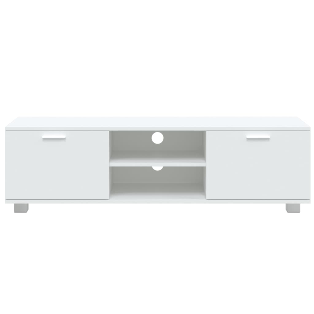 vidaXL Comodă TV, alb, 140x40,5x35 cm, lemn prelucrat vidaXL Comodă TV, alb, 140x40,5x35 cm, lemn prelucrat