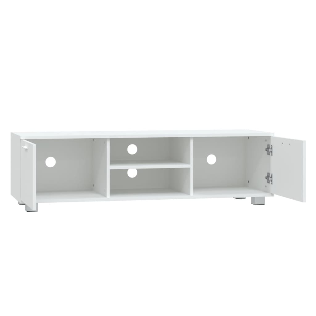 vidaXL Comodă TV, alb, 140x40,5x35 cm, lemn prelucrat vidaXL Comodă TV, alb, 140x40,5x35 cm, lemn prelucrat