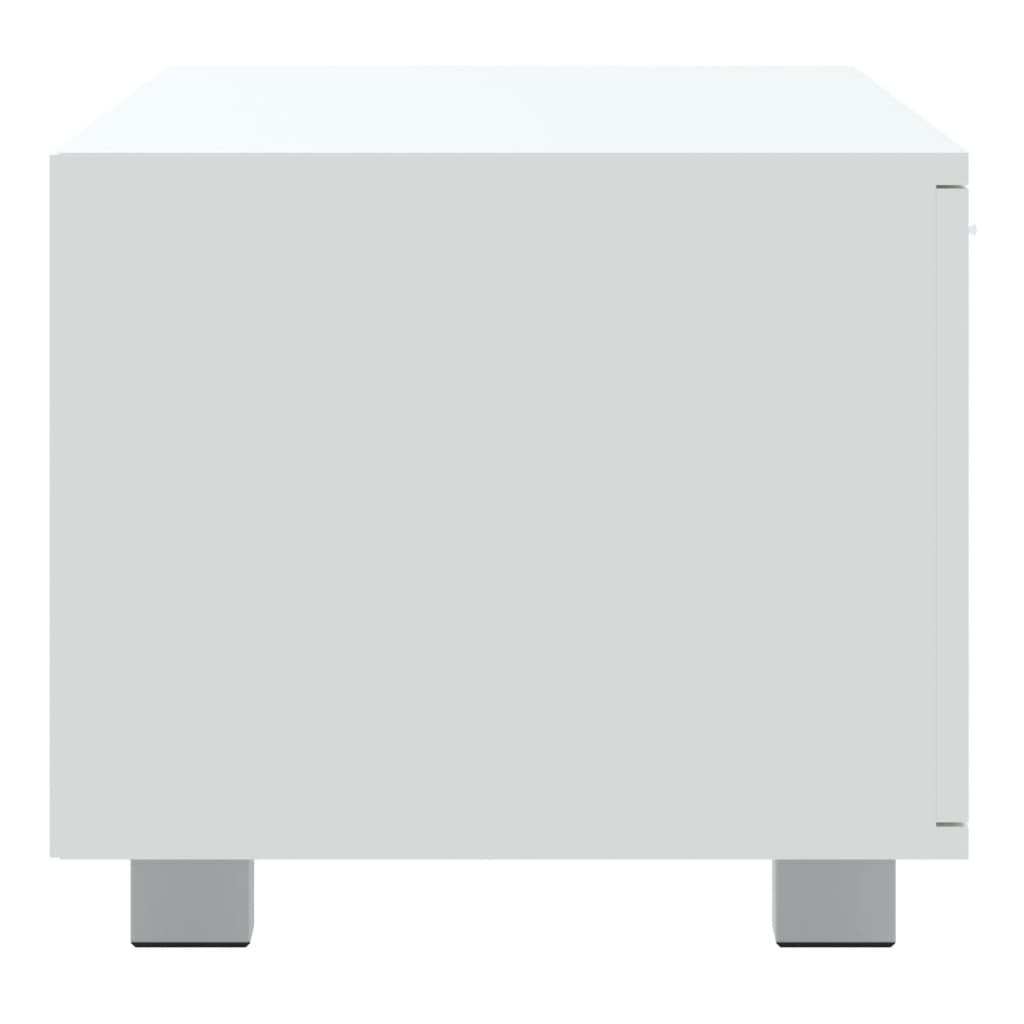 vidaXL Comodă TV, alb, 140x40,5x35 cm, lemn prelucrat vidaXL Comodă TV, alb, 140x40,5x35 cm, lemn prelucrat