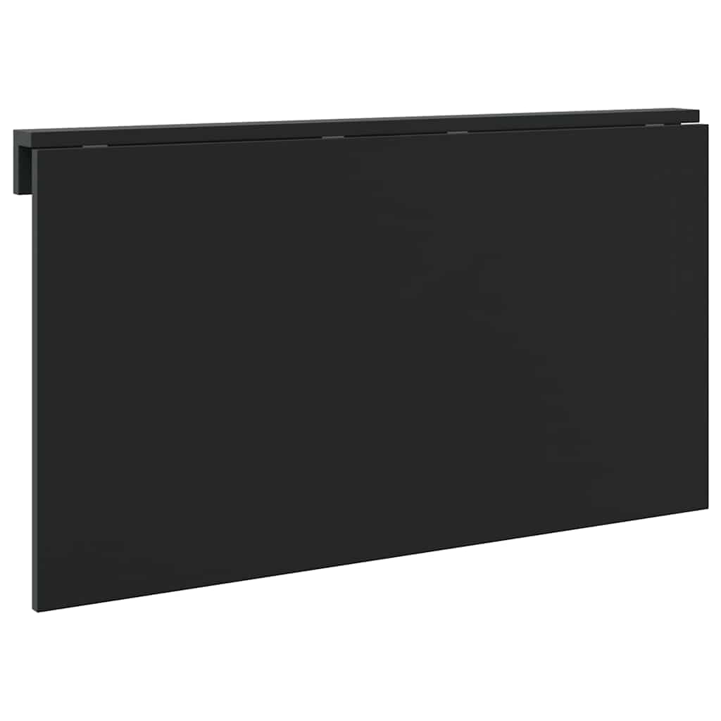 vidaXL Masă de perete pliantă, negru, 100x60x56 cm, lemn compozit vidaXL Masă de perete pliantă, negru, 100x60x56 cm, lemn compozit