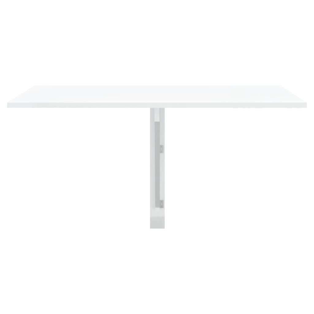 vidaXL Masă perete pliantă alb extralucios 100x60x56 cm lemn compozit vidaXL Masă perete pliantă alb extralucios 100x60x56 cm lemn compozit