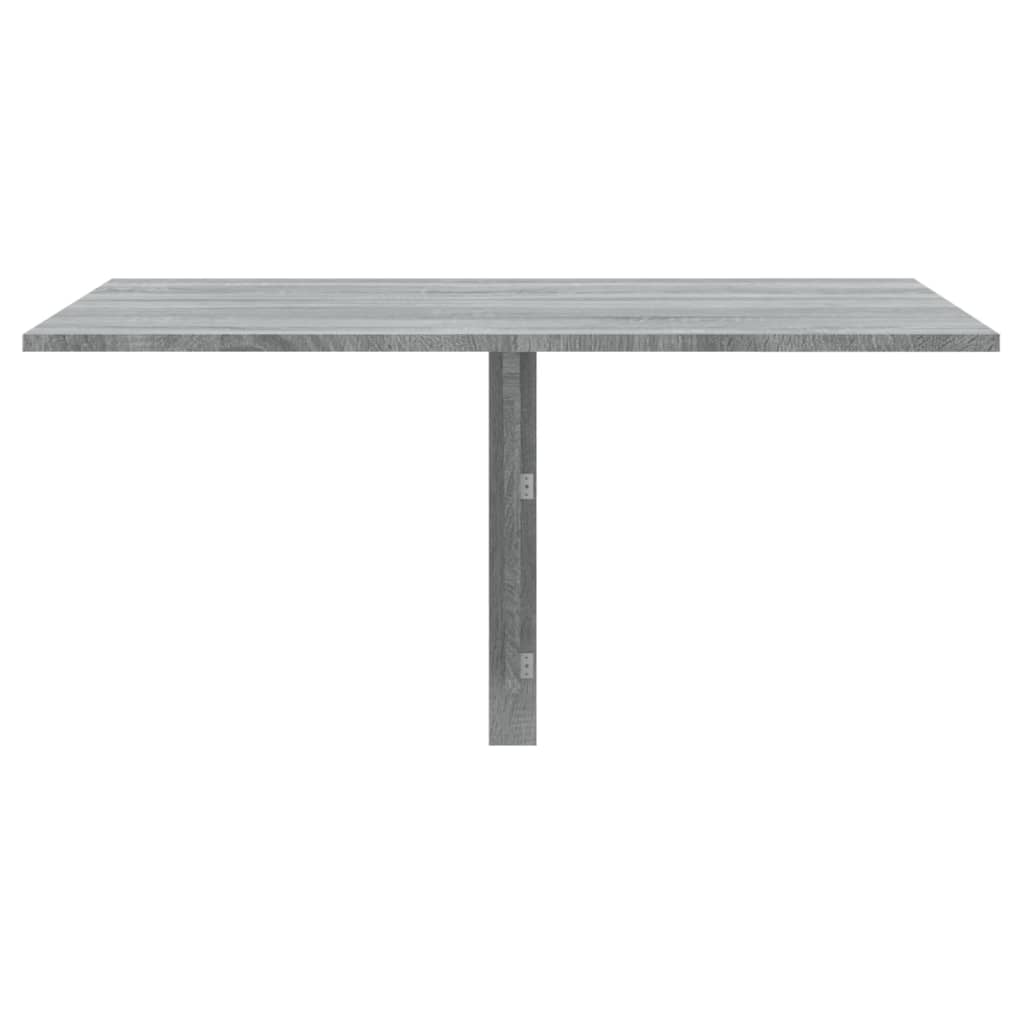 vidaXL Masă de perete pliantă gri sonoma 100x60x56 cm lemn compozit vidaXL Masă de perete pliantă gri sonoma 100x60x56 cm lemn compozit