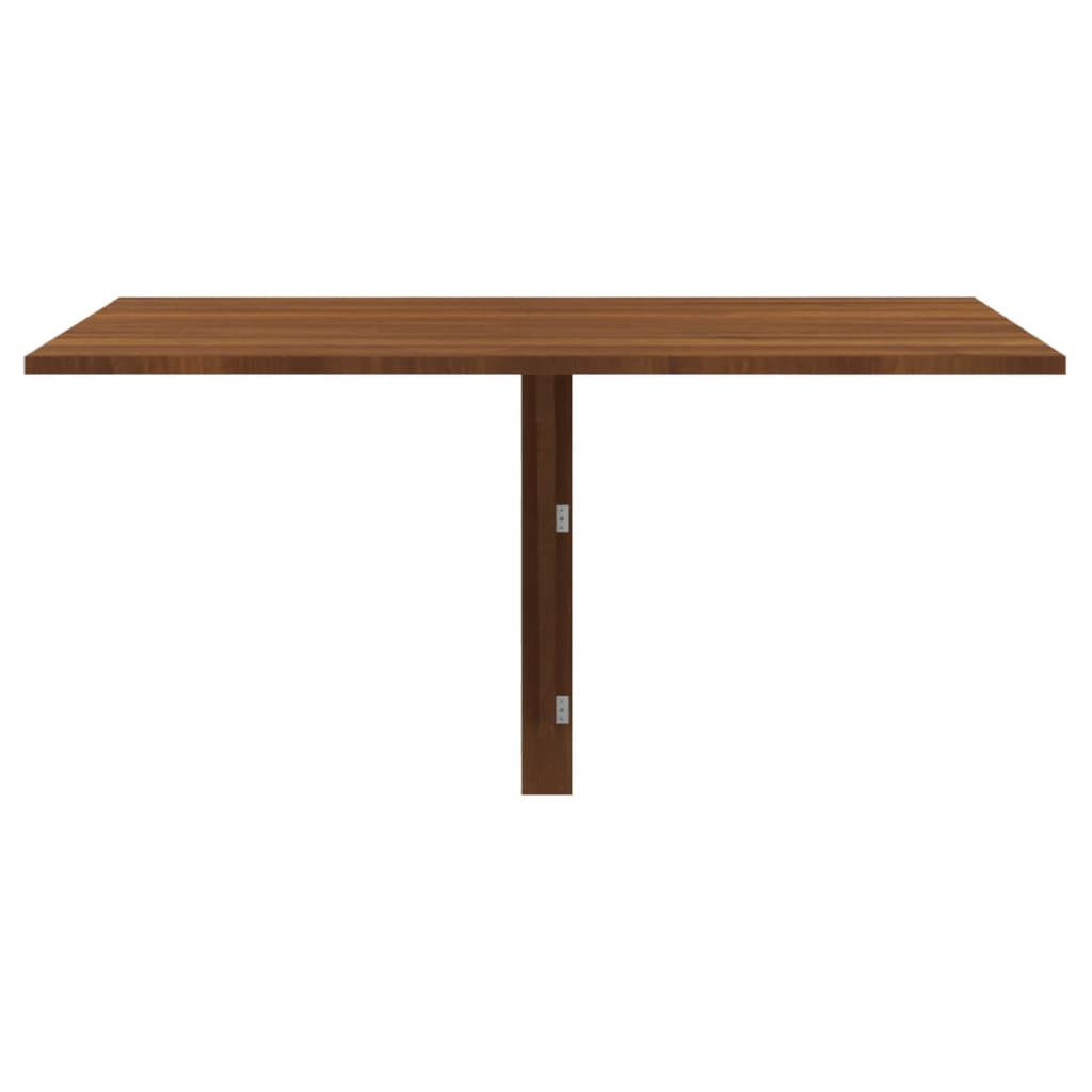 vidaXL Masă de perete pliantă stejar maro 100x60x56 cm lemn compozit vidaXL Masă de perete pliantă stejar maro 100x60x56 cm lemn compozit