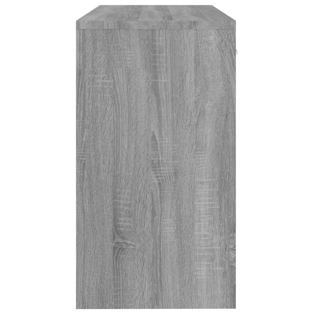 vidaXL Birou cu sertar și dulap gri sonoma 100x40x73 cm lemn prelucrat vidaXL Birou cu sertar și dulap gri sonoma 100x40x73 cm lemn prelucrat