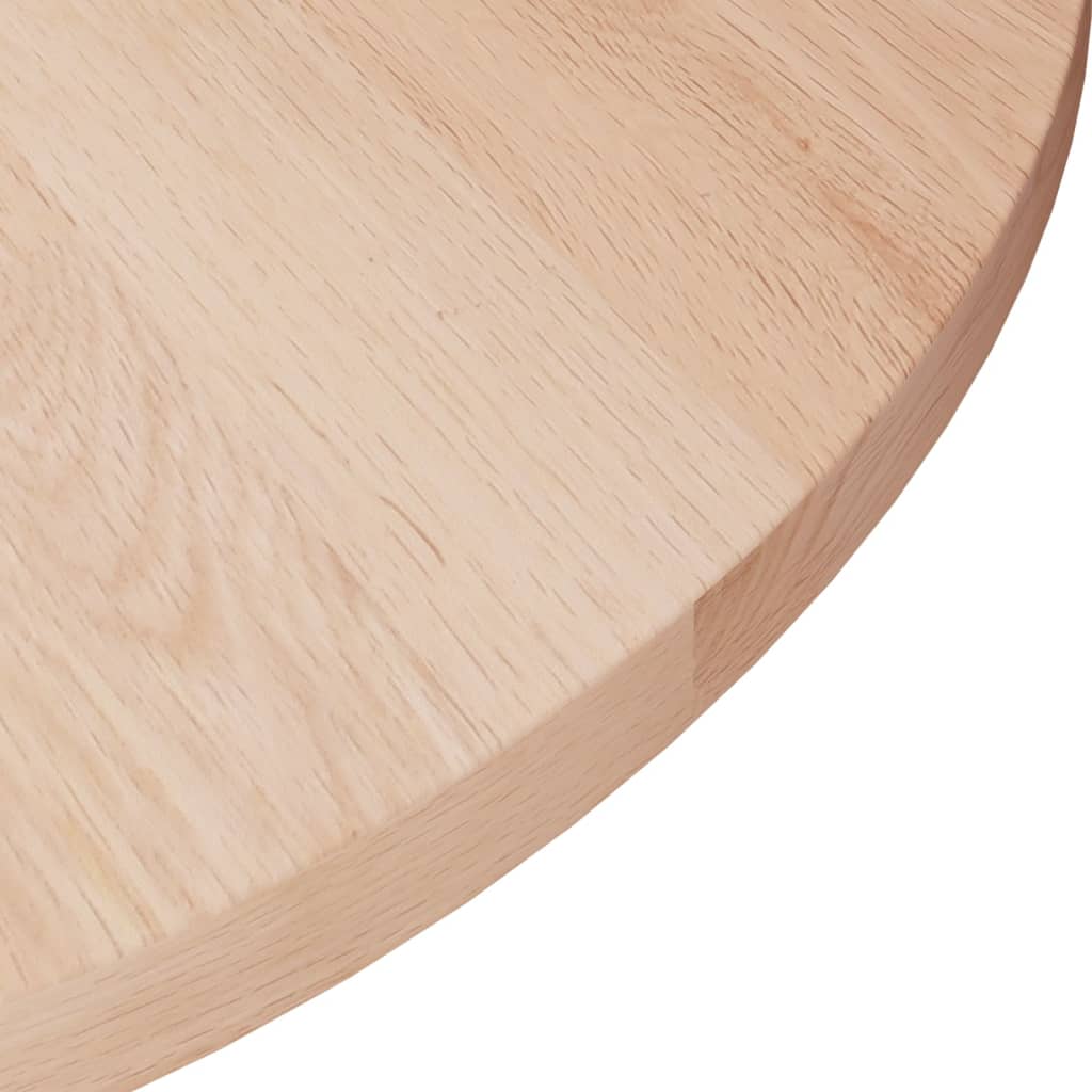 vidaXL Blat de masă rotund, Ø30x1,5 cm, lemn masiv stejar netratat vidaXL Blat de masă rotund, Ø30x1,5 cm, lemn masiv stejar netratat