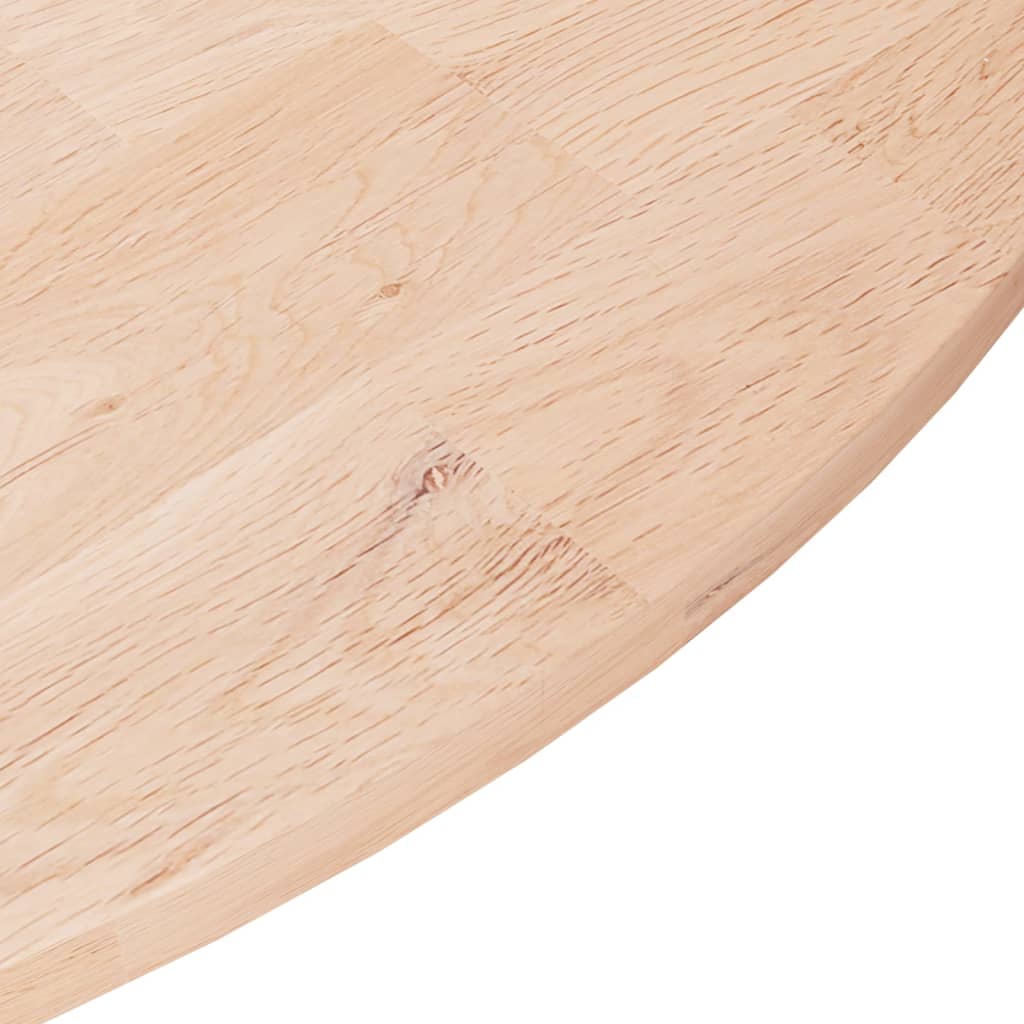 vidaXL Blat de masă rotund, Ø60x1,5 cm, lemn masiv stejar netratat vidaXL Blat de masă rotund, Ø60x1,5 cm, lemn masiv stejar netratat