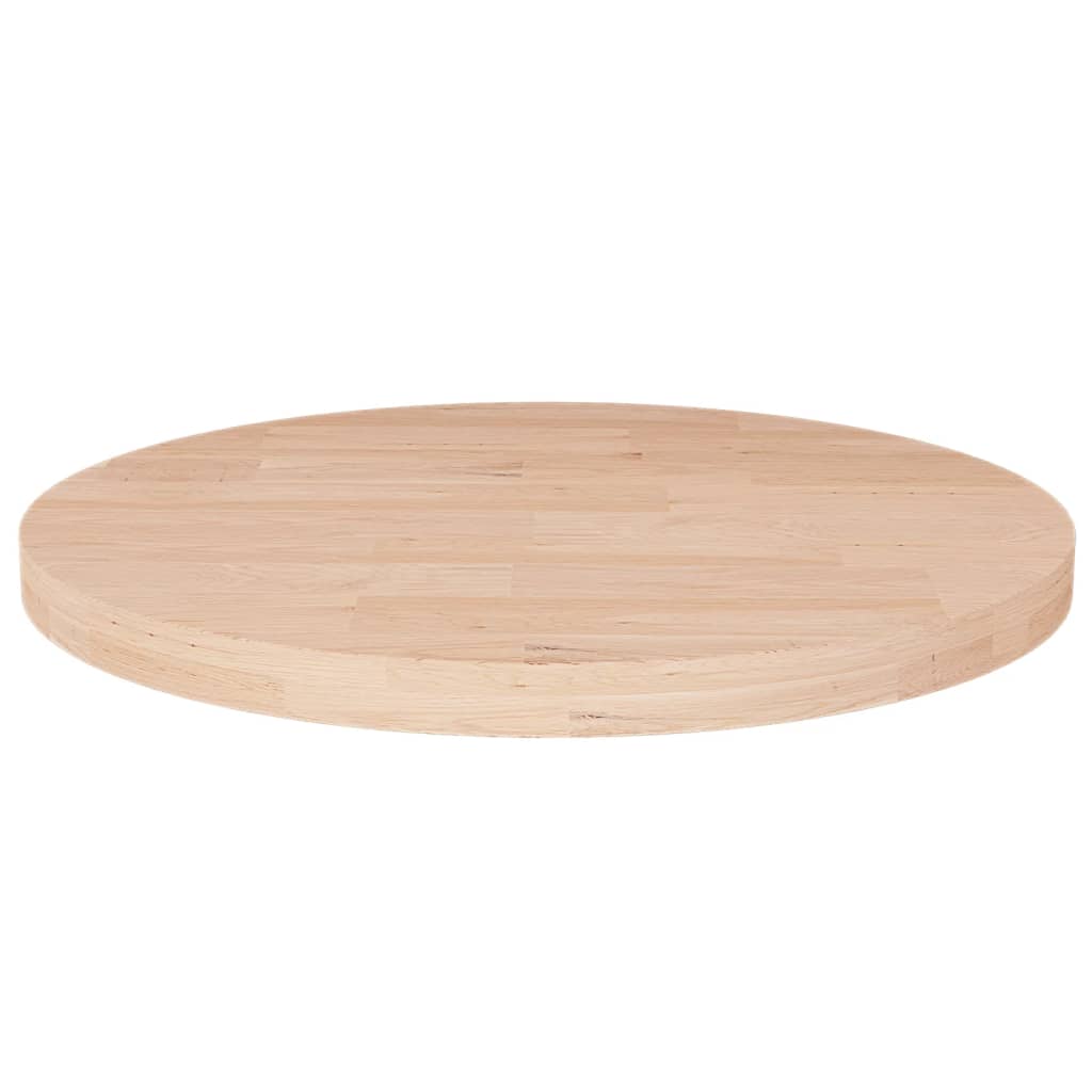 vidaXL Blat de masă rotund, Ø30x2,5 cm, lemn masiv stejar netratat vidaXL Blat de masă rotund, Ø30x2,5 cm, lemn masiv stejar netratat
