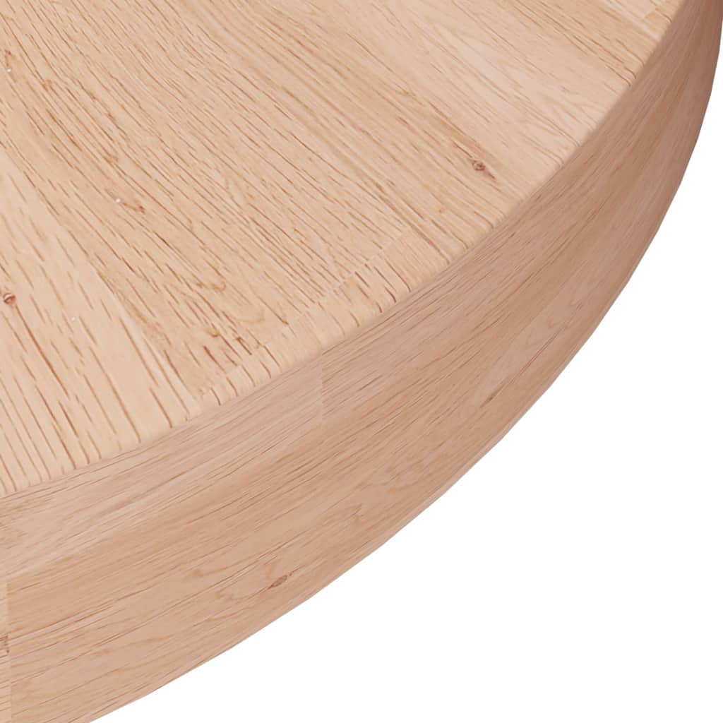 vidaXL Blat de masă rotund, Ø40x4 cm, lemn masiv stejar netratat vidaXL Blat de masă rotund, Ø40x4 cm, lemn masiv stejar netratat