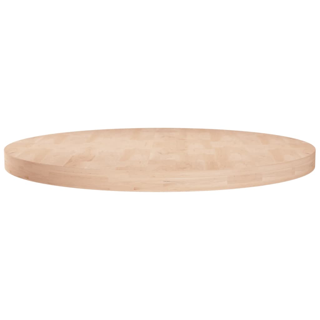 vidaXL Blat de masă rotund, Ø60x4 cm, lemn masiv stejar netratat vidaXL Blat de masă rotund, Ø60x4 cm, lemn masiv stejar netratat